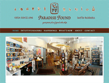 Tablet Screenshot of paradisefoundsantabarbara.com